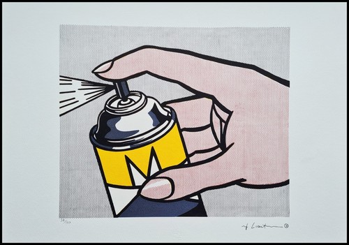 Roy lichtenstein spray - ii, *