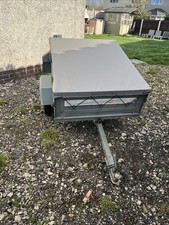 Maypole Erde 122 Flatpact Trailer with Trailer Cover Capacity 337kg