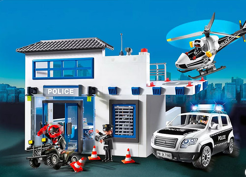 Playmobil police station - police,