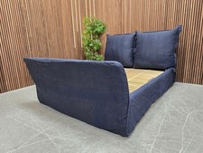 Maker & Son Song King Size Bed Frame In Hawkseye Italian Linen RRP:£5115