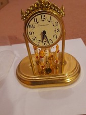 Vintage Time master Wind Up Small Desk Pendulum Clock. RARE. WEST GERMAN