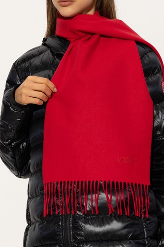 Moschino red wool scarf - moschino,