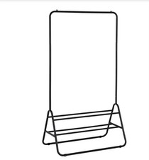 Habitat Clothes Rail Arnie Storage Garment Hanger Hanging Display Stand - Black