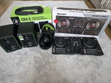Numark Mixtrack Platinum FX Bundle Mackie CR4X Speakers Citronic DJ Headphones