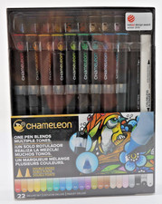 Chameleon Deluxe Set of 22 Double-Ended Pens - Lot 4456