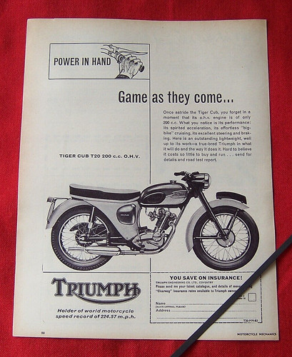 Triumph tiger cub - cub, cc