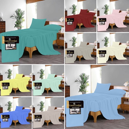 New 100 egyptian cotton flat - new,