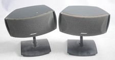 BOSE 321 AND CINEMATE GEMSTONE SPEAKERS, BLACK, FULL WORKING ORDER~SOUND AMAZING