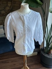 Zara Woman White Short Puff