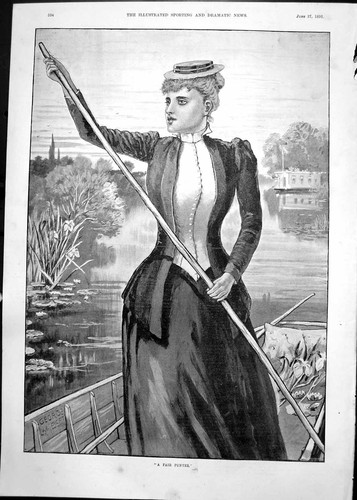 Antique print fair punter - antique,
