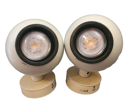 Erco white metal ball - white,