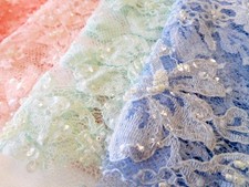 Hand-Dyed Beaded Lace, One of