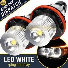 2X Angel Eyes Halo LED Light Bulbs For BMW E39 E87 E64 E63 E65 E66 E53 X5 E83 UK