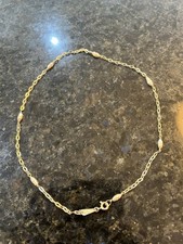 22ct Gold Plated Peal Necklace 40cm (16inch)