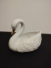 Vintage Large White Swan