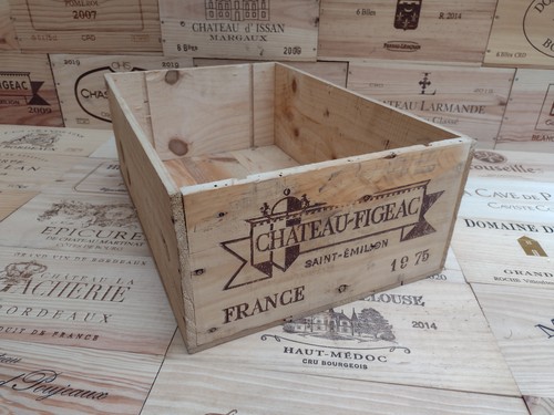 Wooden wine box crate - box,