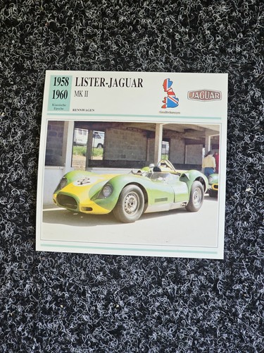 Lister jaguar history - jaguar,