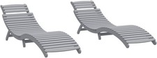 Piece solid acacia wood sun - 2-piece,