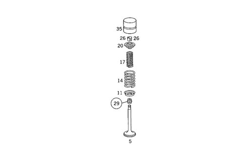 Mercedes benz genuine - genuine, stem