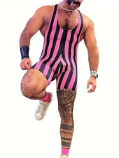 Sale Price. Men's Sexy Fitness Bodysuit, Jumpsuit Wrestling or Play Size S