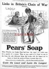 WW1 Advert PEARS Soap 1st