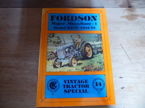 Fordson major miscellany - fordson, -1