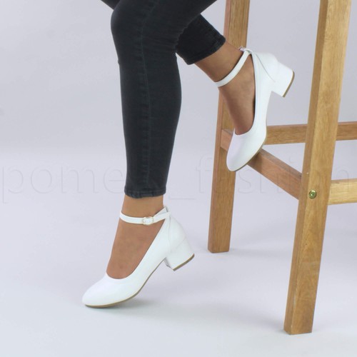 Womens ladies low mid chunky - low,