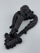 Vintage cast iron door knocker - cast,