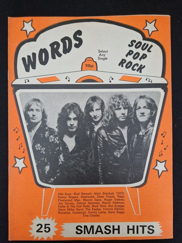 Words record song - words,