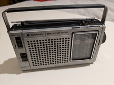 SANYO RP 7160 Radio Vintage 3-Band Receiver Portable MW LW FM Power Lead working