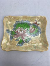 Vintage Royal Doulton Handpainted Water Lily Serving Dish Plate D6134 Rectangle
