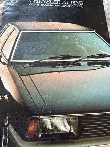 The chrysler alpine models car - the,