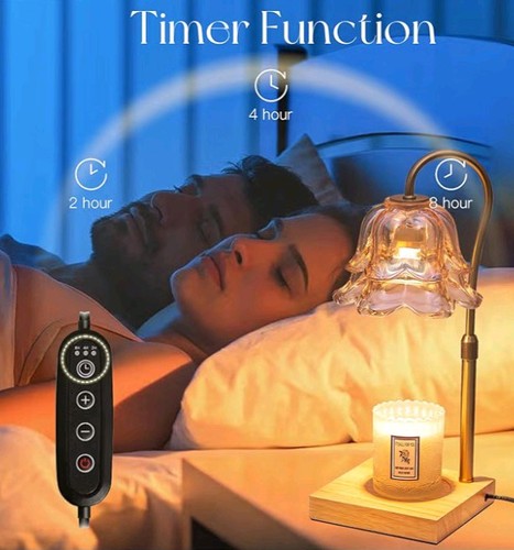 Candle warmer lamp with - candle,