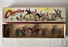 Vintage RARE Complete Box Set 7 CHERILEA American COWBOYS & INDIANS SERIES W/16