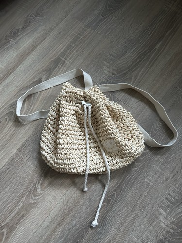 Girls straw backpack bag beech - straw,