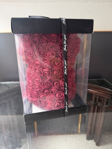 Artificial rose teddy bear for - teddy,
