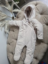 Baby Beige Snowsuit 3/6 Months