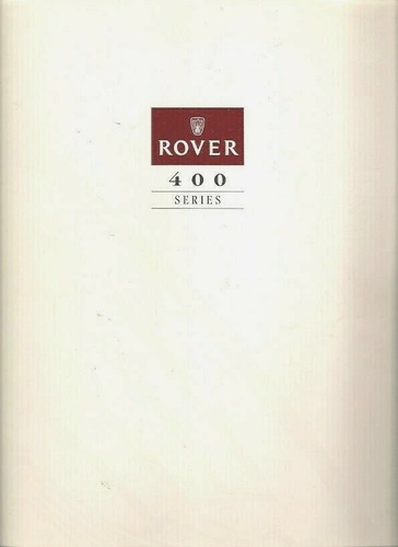 Rover 400 series 1992 - 1992-93, uk
