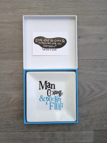 Mens coin tray dish - coin, tray/dish/plate