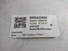 RENAULT ESPACE RADIO