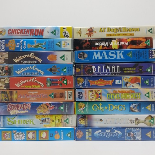 Job lot vhs cassettes - lot,