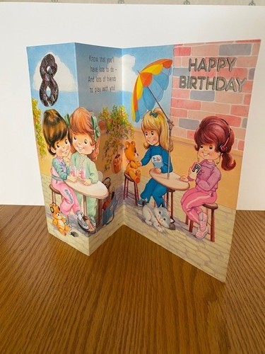 Vintage 1980 used greeting - vintage,