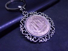 60th Birthday Gift Ideas For Sailors 1965 Sailing Ship Half Penny Keyring