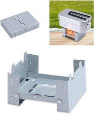 Portable Solid Fuel Stove, Foldable Stove Alcohol Oven Burner Thickened Solid A
