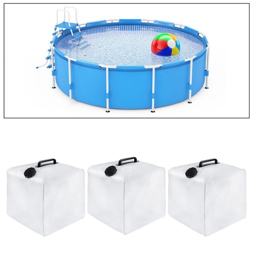 Pool ladder weights fillable - weights,