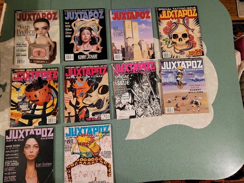 Lot juxtapoz magazines - lot, of