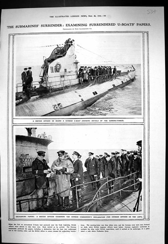 Old 1918 submarines german - 1918,