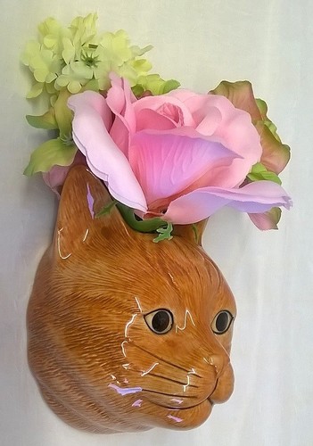 Quail ceramic wall vase - vase, or