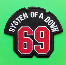 S/ROCK BAND IRON OR SEW ON QUALITY EMBROIDERED PATCH UK SELLER/SYSTEM OF A DOWN