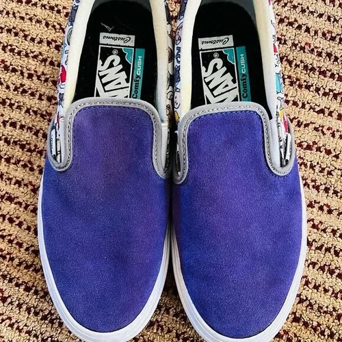 Custom vans bulldog purple - custom,